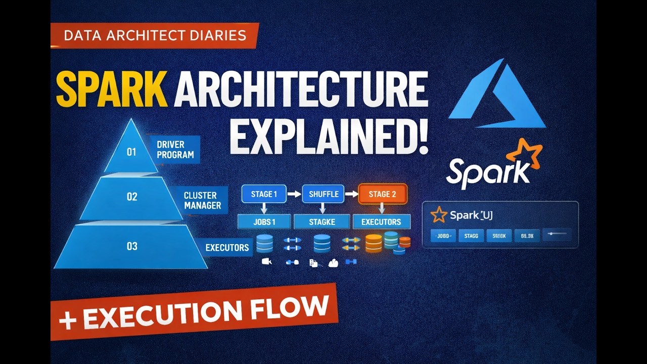 Data Architect | Section 1 &ndash; Spark Core Components | Spark Architecture | How spark works internally