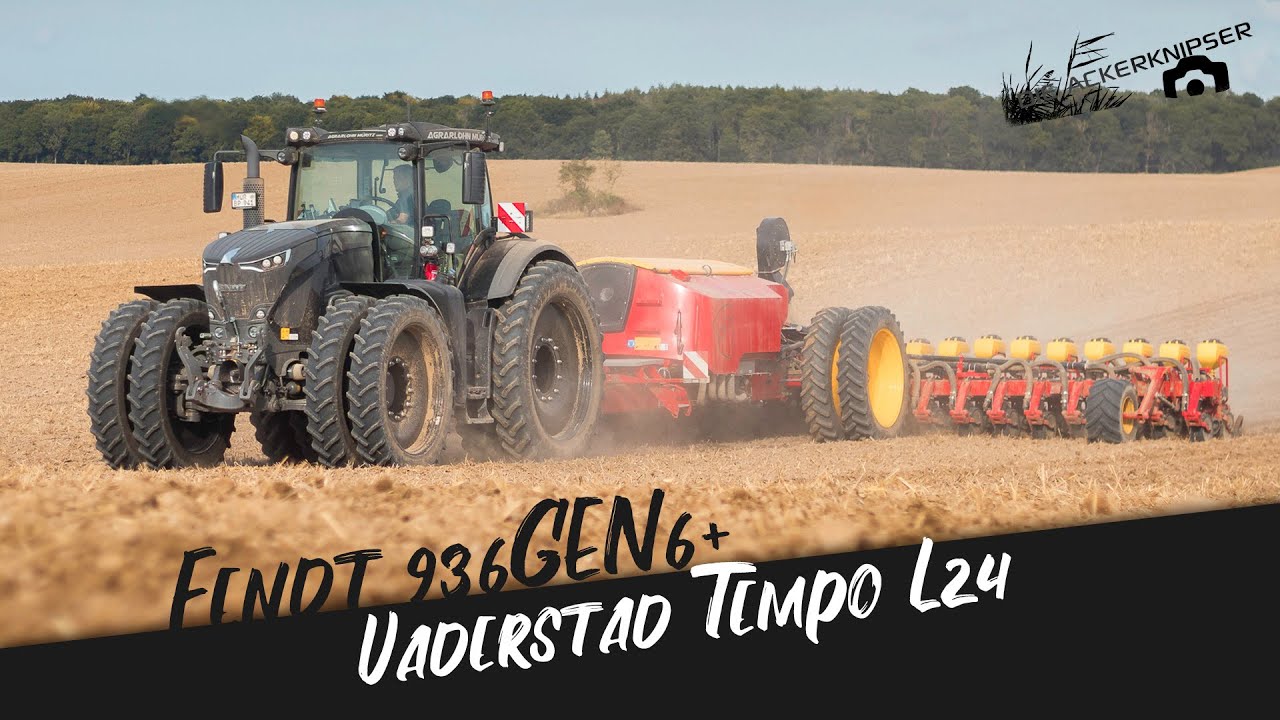 Agrarlohn Müritz | Rapslegen - Einzelkorn | Fendt 936 Gen6 - Väderstad Tempo L24 | #Aussaat2020