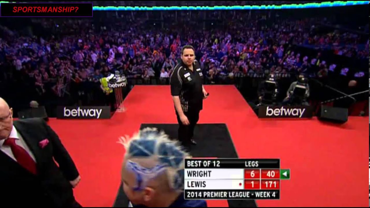 Peter Wright v Adrian Lewis - Poor Sportsmanship? You Decide