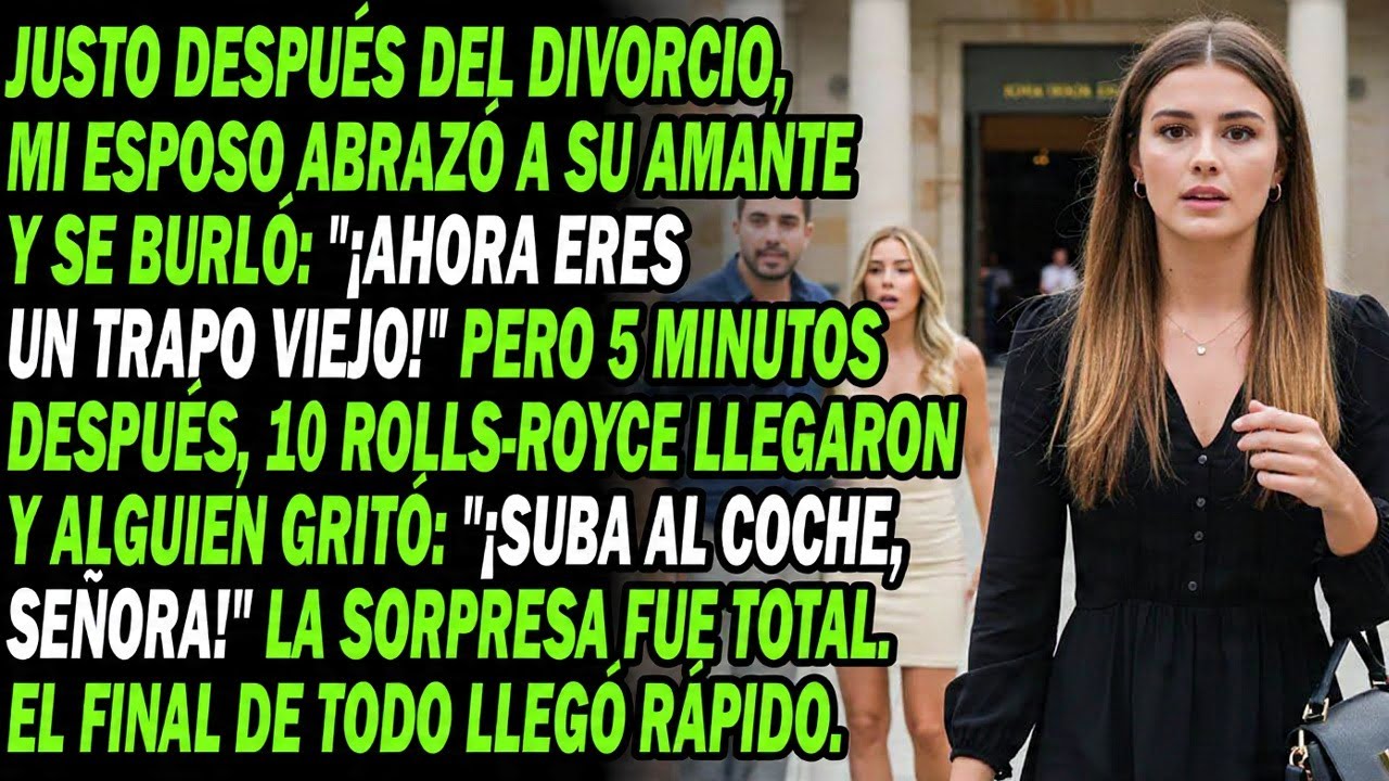 Tras Divorcio, Exmarido Abraza Amante Y Grita ¡Harapo! 5min Después, Mi Identidad Real Los Arruina