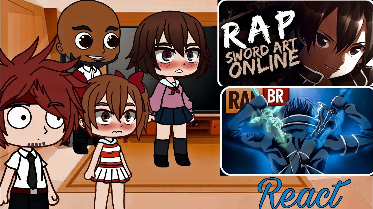 // Personagens de SAO reagindo á Raps do Kirito parte 2( Tauz e Projeto Remake)//