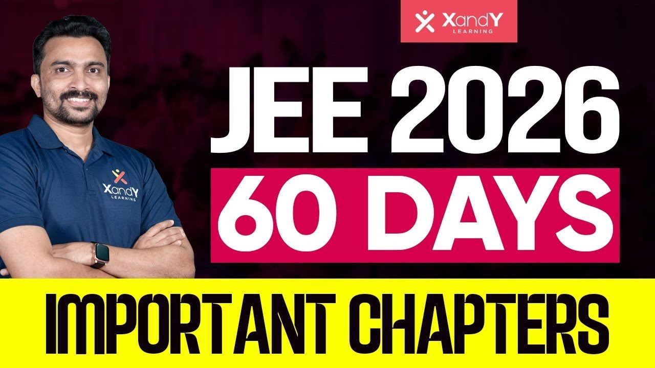 Most Important Chapter for JEE Main 2026 | 2 Months Strategy | Shafeer sir #iitian #jeetips