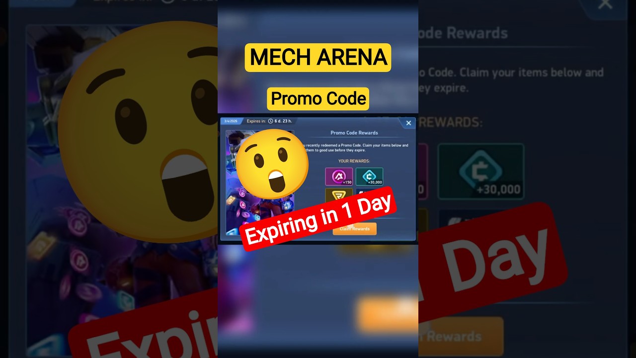 Новый промокод для Mech Arena 2026 ⚡ Все еще работает! #mecharena #mecharenapromocodes