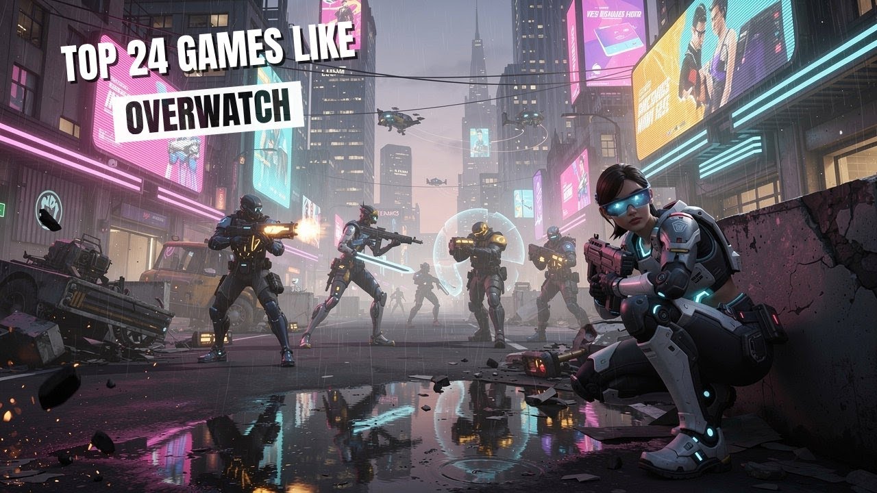Top 24 mobile games like Overwatch