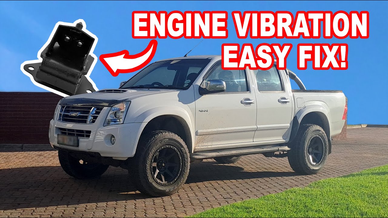 REPLACING ENGINE MOUNTS IN 5 MINUTES - BROKEN! #Isuzu #yt