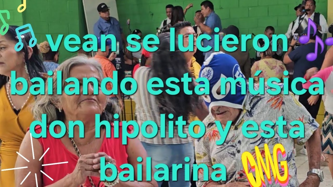 Mira asi se robaron el #show por sus buen #baile don hipolito y esta bailarina vean que paso🎷👏#viral