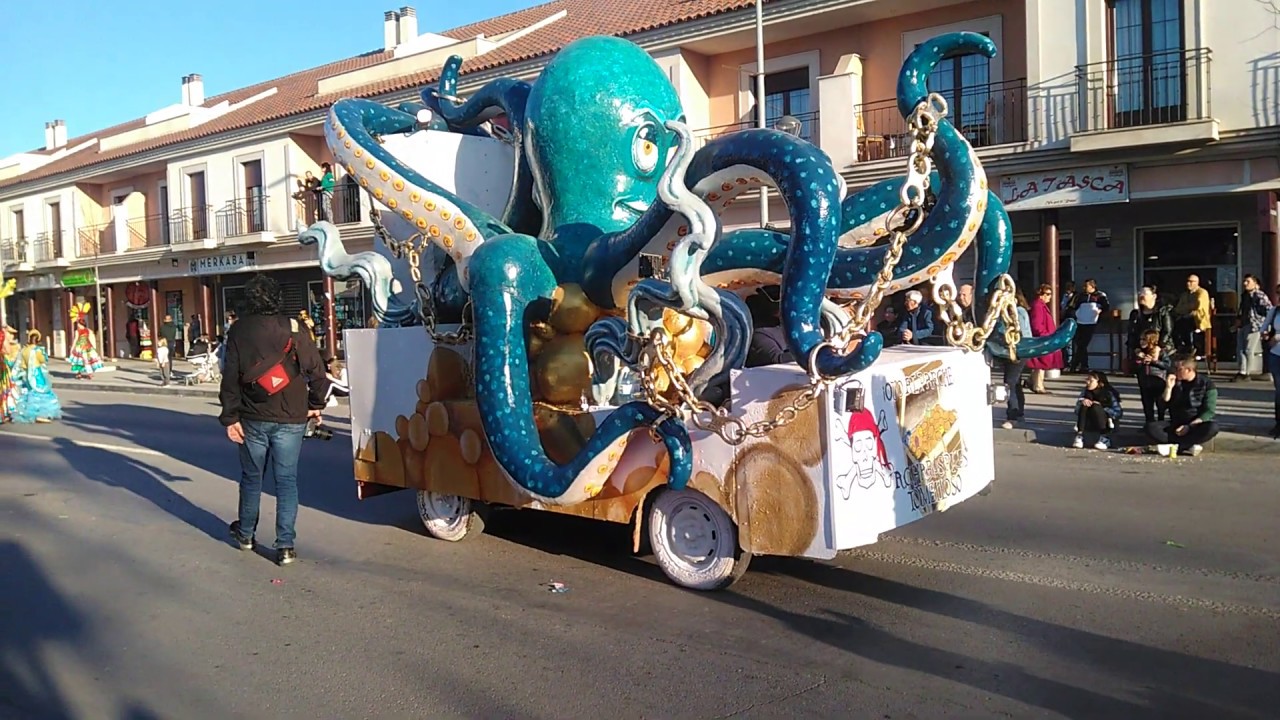 HARUSPICES desfile en Tomelloso carnaval 2020 Lunes 24 de Febrero