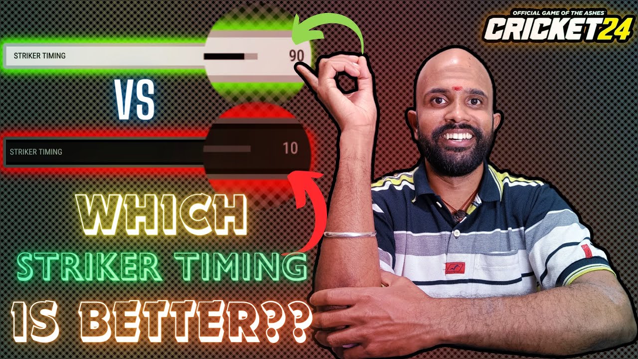 Striker Timing Slider || Experimental Gameplay || Cricket 24 ||