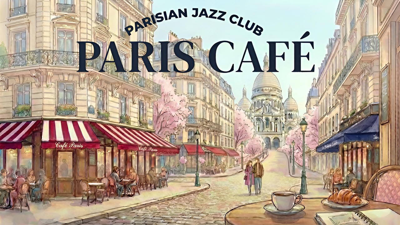 𝐌𝐎𝐍𝐓𝐌𝐀𝐑𝐓𝐑𝐄 𝐒𝐏𝐑𝐈𝐍𝐆 🌸 French Instrumental Music | Relaxing Coffee Playlist | Guitar & Clarinet