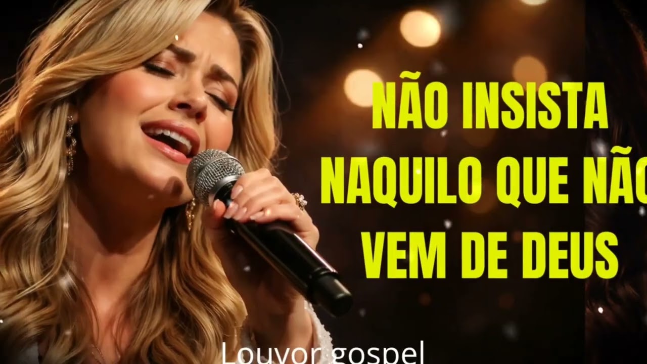 Não Insista naquilo que não vem de Deus - Louvor gospel 