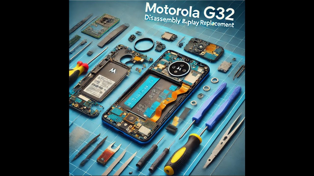 Motorola G32 XT2232 Disassembly Display Replacement