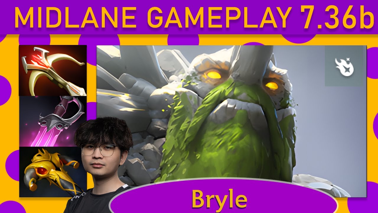 ⭐ Bryle Tiny |KDA - 37 KP - 82%| Mid Gameplay 7.36b - Dota 2 Top MMR