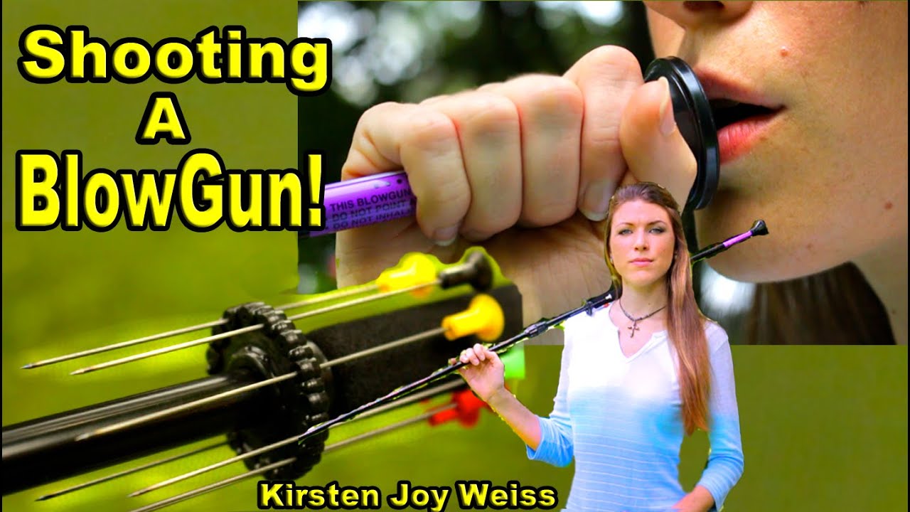 Shooting A Blowgun! - With Kirsten Joy Weiss
