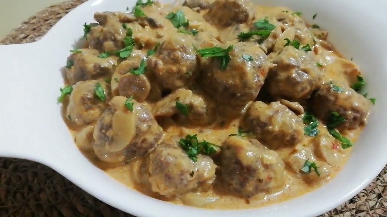 Bu Lezzeti Kaçırmayın‼️😋 Övgüleri Kapın Muhteşem Sosuyla Mantar Soslu Köfte✔️👌👌👌
