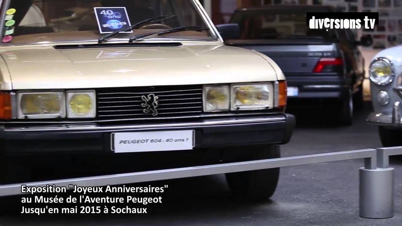 Exposition Joyeux Anniversaires au Musée de l'Aventure Peugeot
