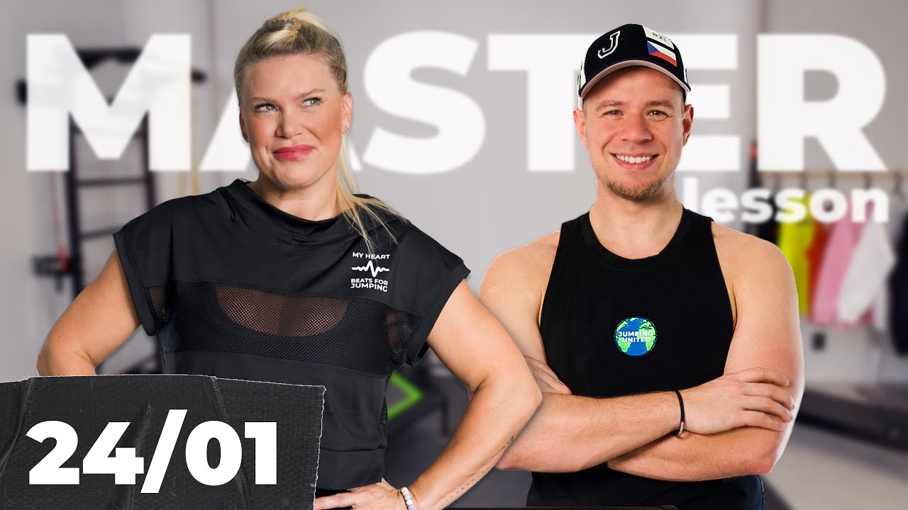 Master Lesson 2024/01 with Jana & Jakub N.! Our NEW Jumping Fitness workout series! 💥