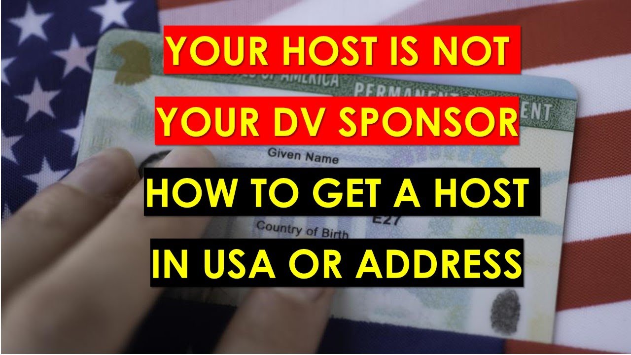 How to get the Host in U.S.A. Your Host is not your sponsor for #DVLOTTERY. IT IS JUST AN ADDRESS