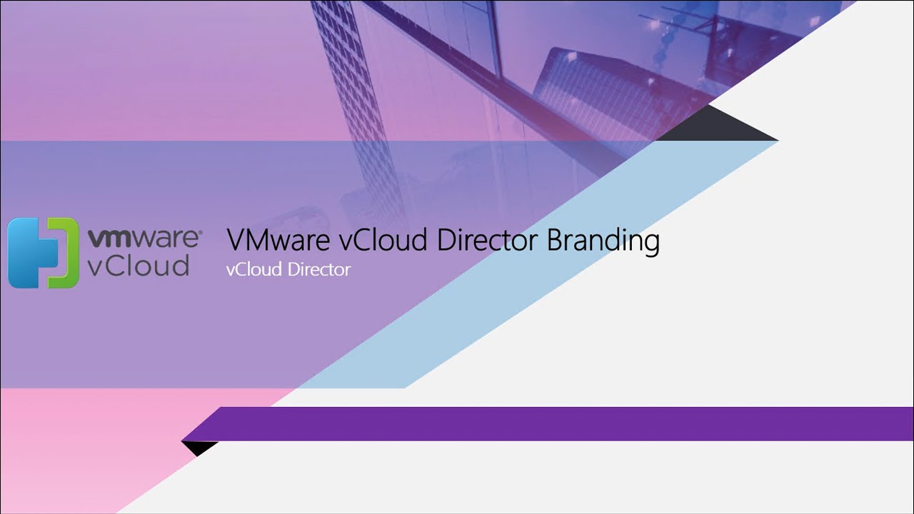 VMware vCloud Director Branding