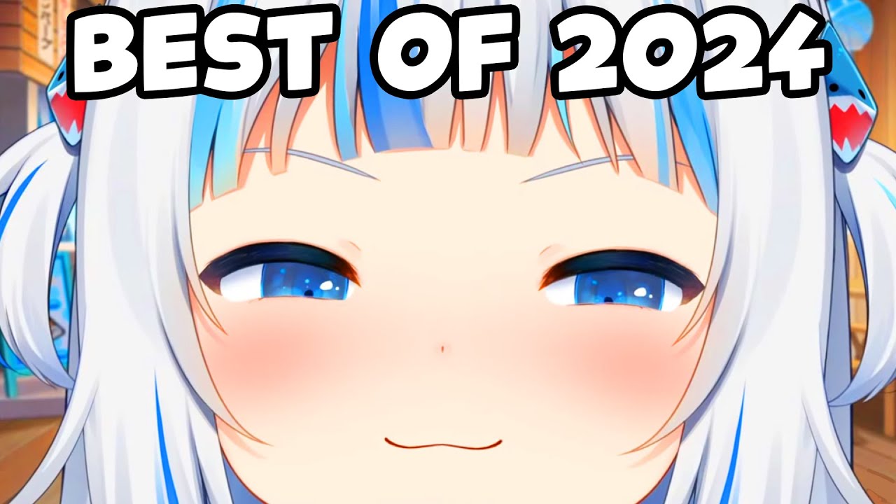 Самые смешные моменты Гавра Гура в 2024 году!