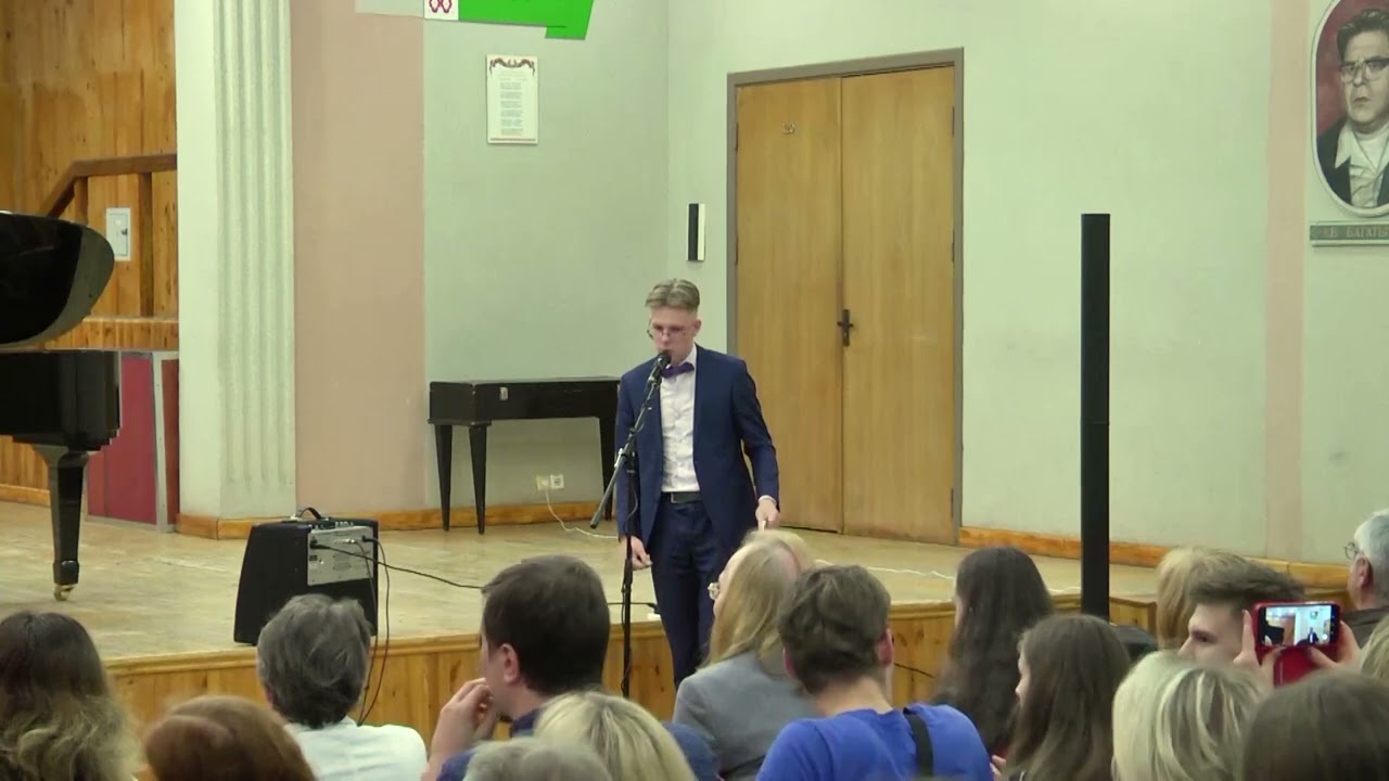 А. Буряков. Концерт в Минске. С. Ермилина (ф-но), ОРНИ Белорусской академии музыки, дир. Э. Тахирова