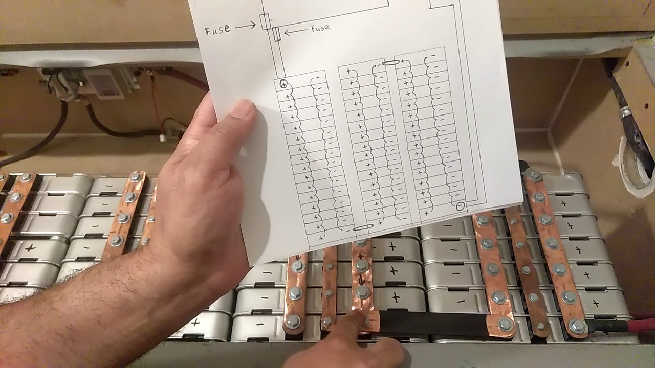 How to make 24 volt Nissan leaf battery Bank.