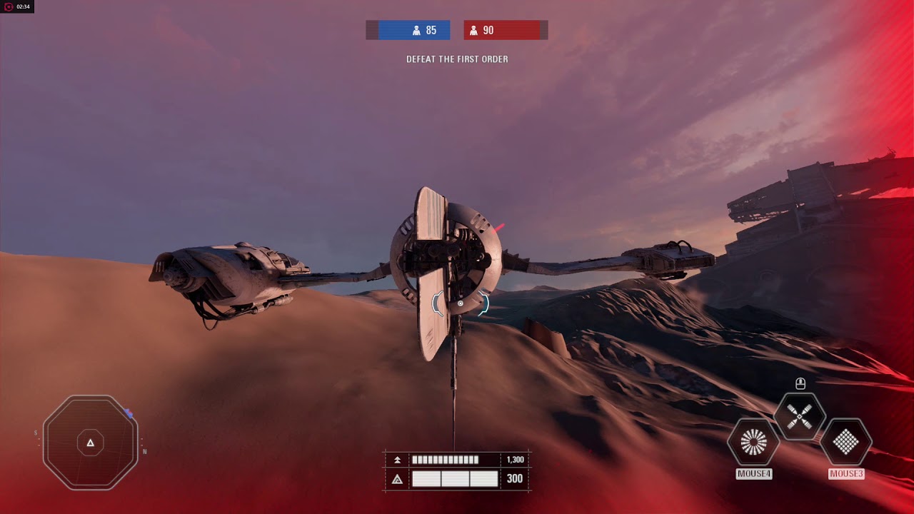 Ski Speeder on JAKKU! | STAR WARS BATTLEFRONT II (2017)