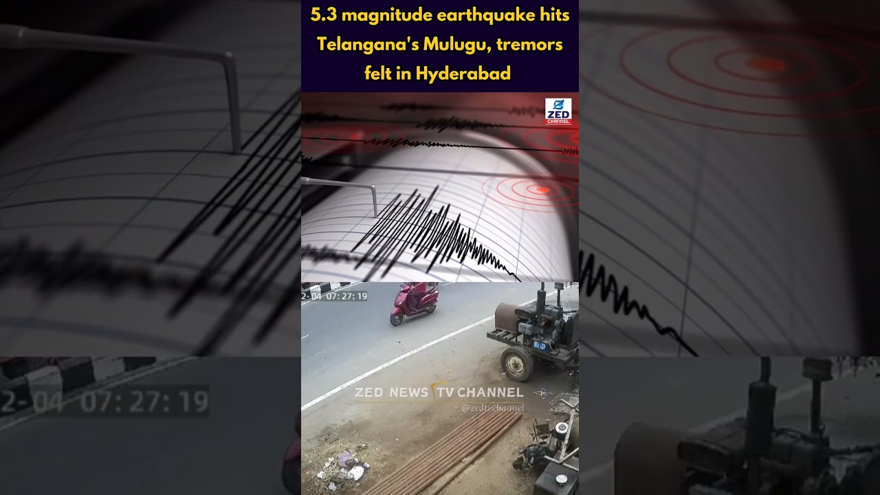 5.3 magnitude earthquake hits Telangana's Mulugu, tremors felt in Hyderabad
