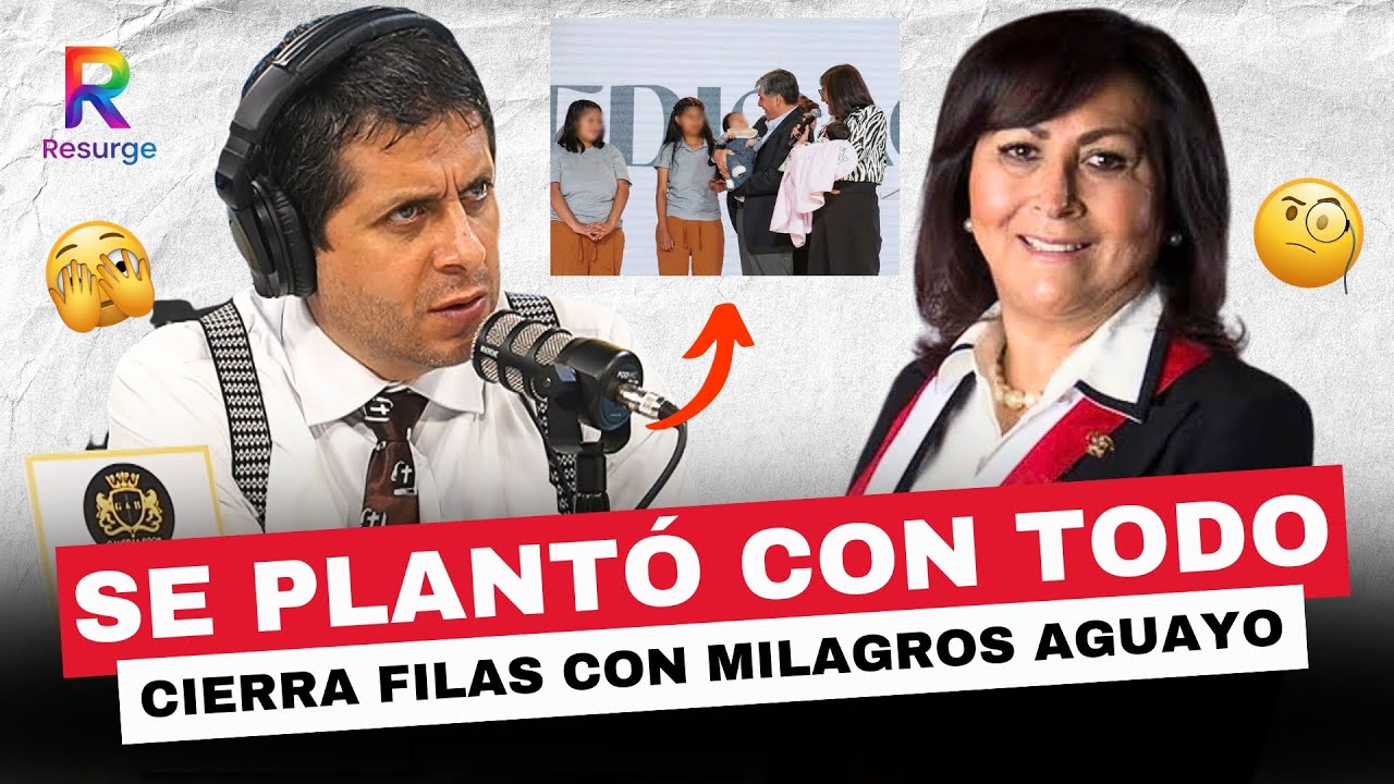 💣 Escajadillo NO SE CALLA y SALE en defensa de Milagros Aguayo