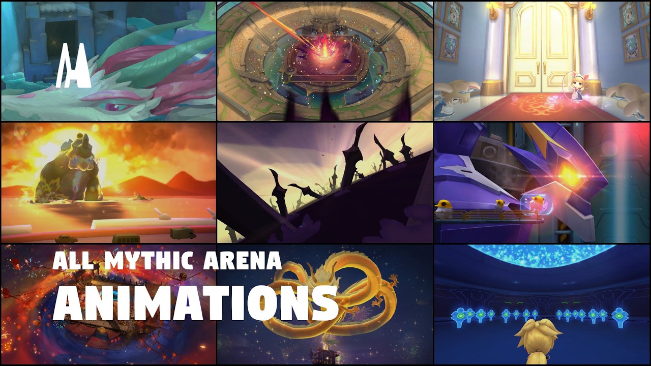 ALL MYTHIC ARENA ANIMATIONS / OPENINGS | TFT SET 12