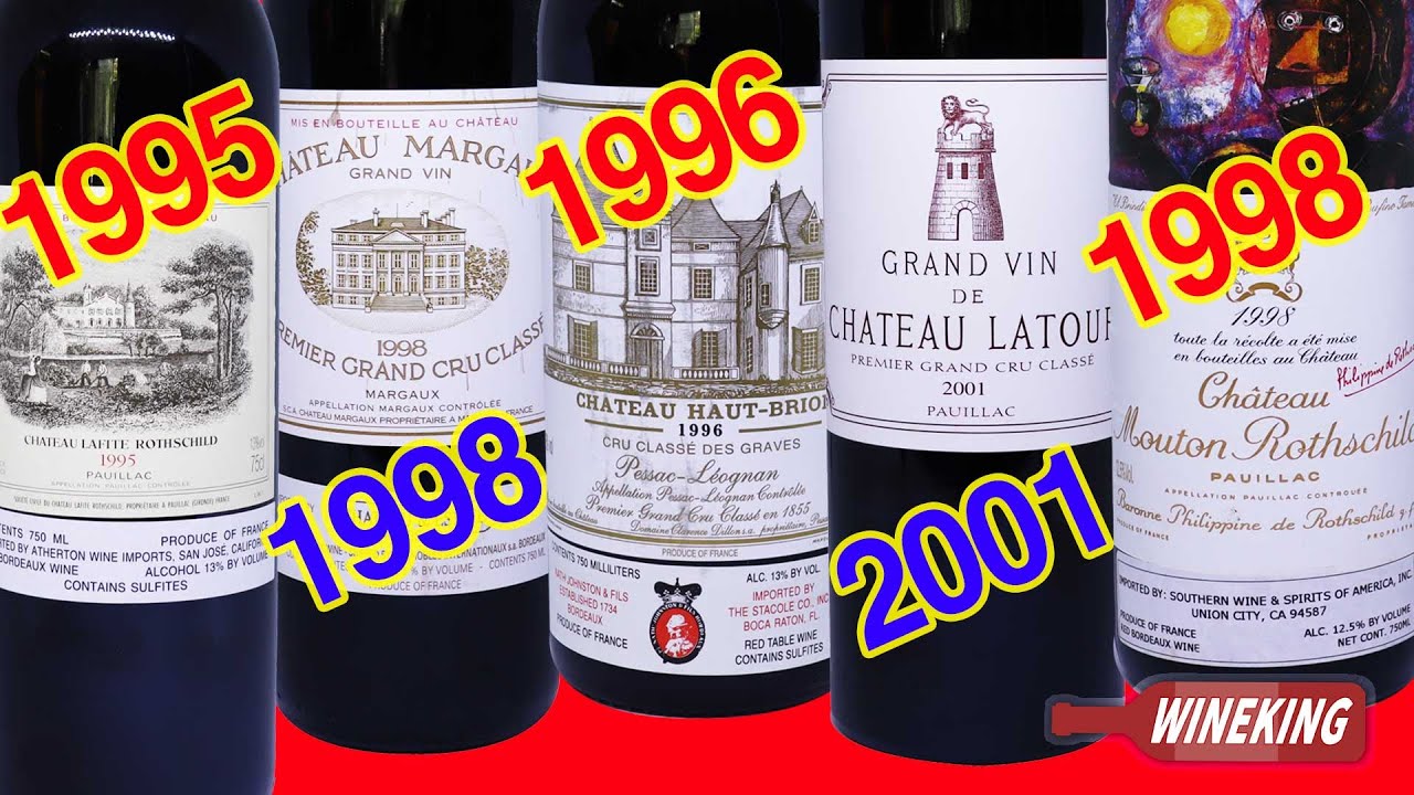 5 First Growths Bordeaux OLD VINTAGEs drinking! Let's enjoy Bordeaux Premier Grands Crus!!