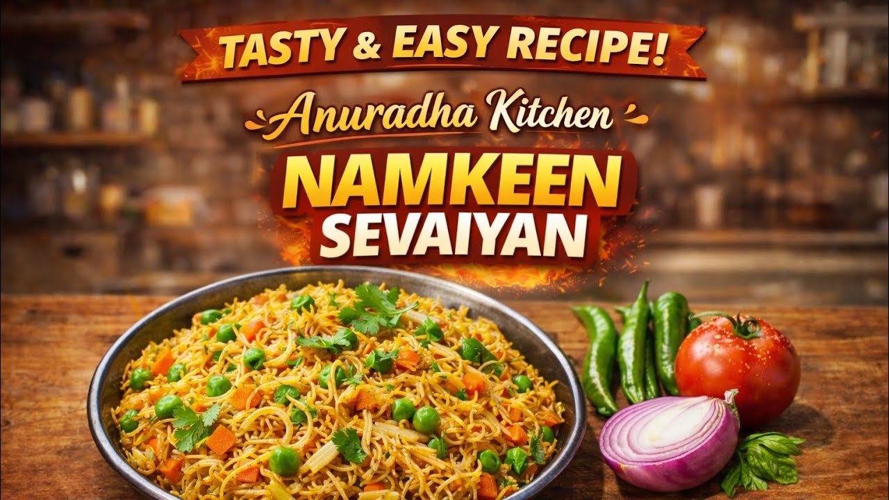 Perfect Breakfast Namkeen Sevaiyan | Anuradha Kitchen