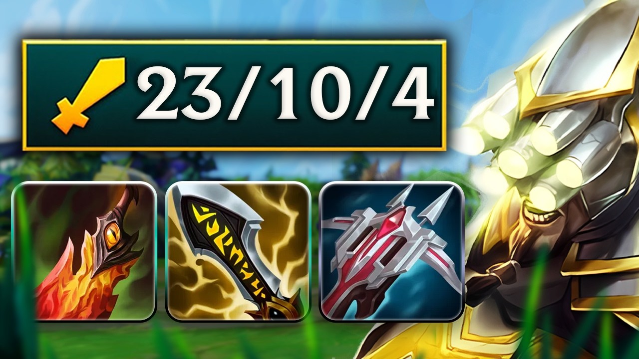 THIS CRIT MASTER YI BUILD ONE SHOTS EVERYONE!
