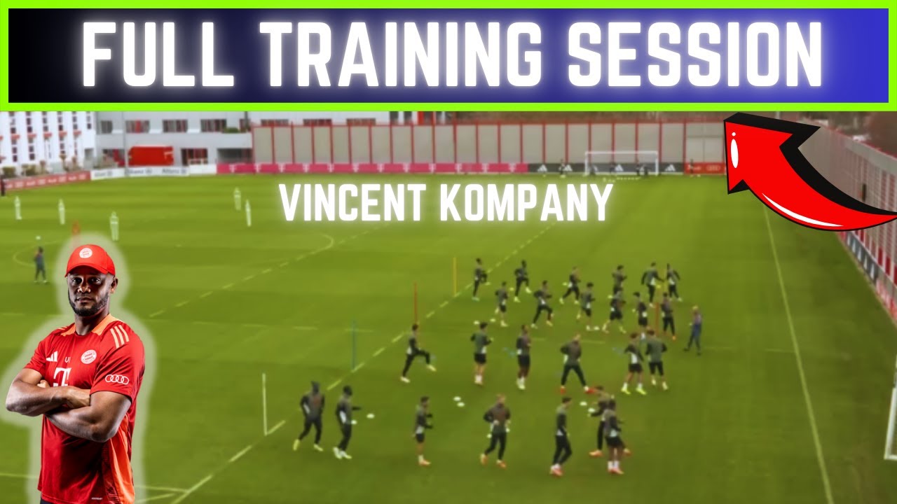 Full Training Session with Vincent Kompany at FC Bayern Munich 2025