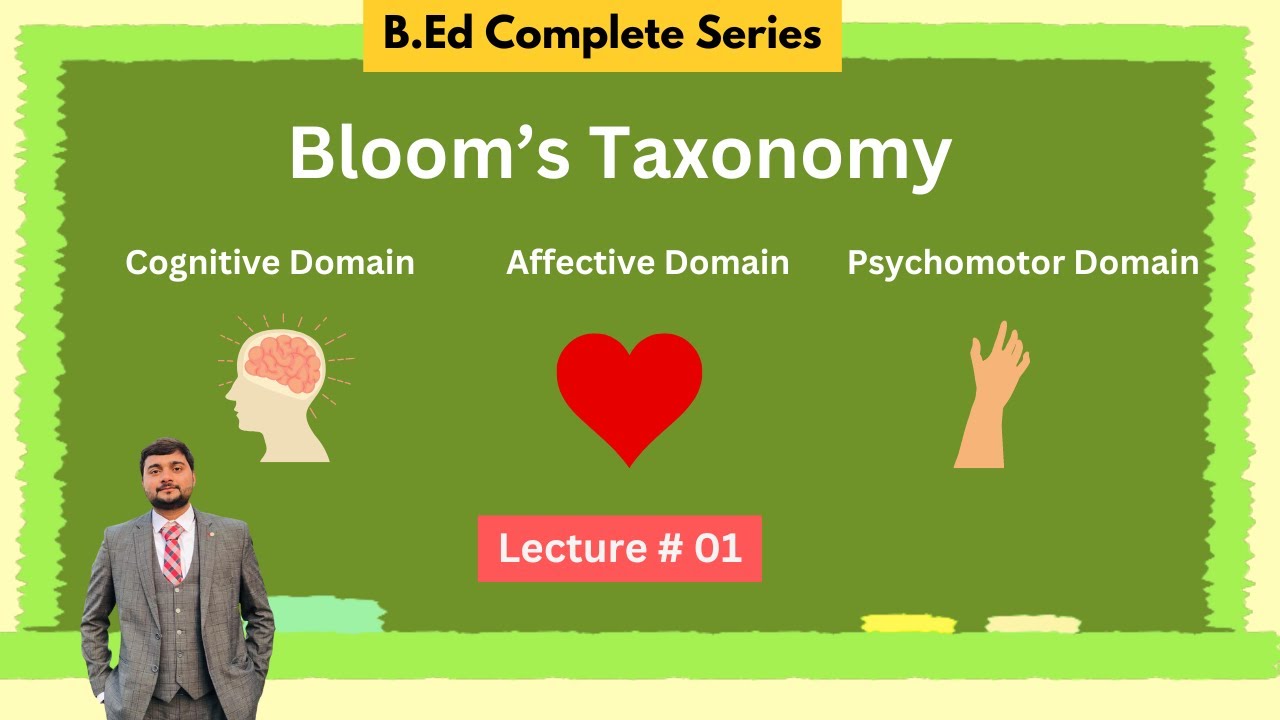 Bloom's Taxonomy | Cognitive Domain | Affective Domain | Psychomotor Domain| FPSC Lecturer Chemistry