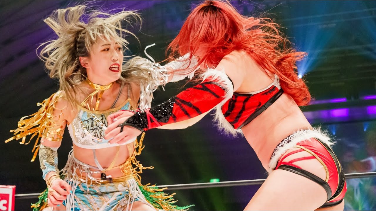 【スターダム】ライバル同士の頂上決戦！舞華 vs 上谷沙弥 ワールド・オブ・スターダム選手権試合！-2.4大阪大会-【STARDOM】