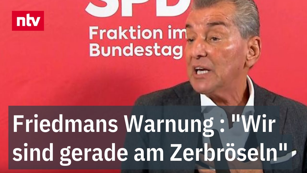 Friedmans aufrüttelnde Warnung an Deutschland: 