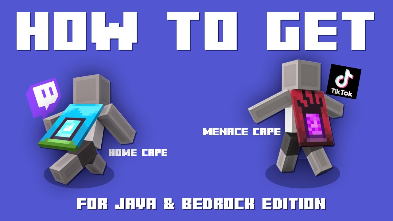 How to get NEW Minecraft Movie Capes(Menace & Home Cape) in HINDI