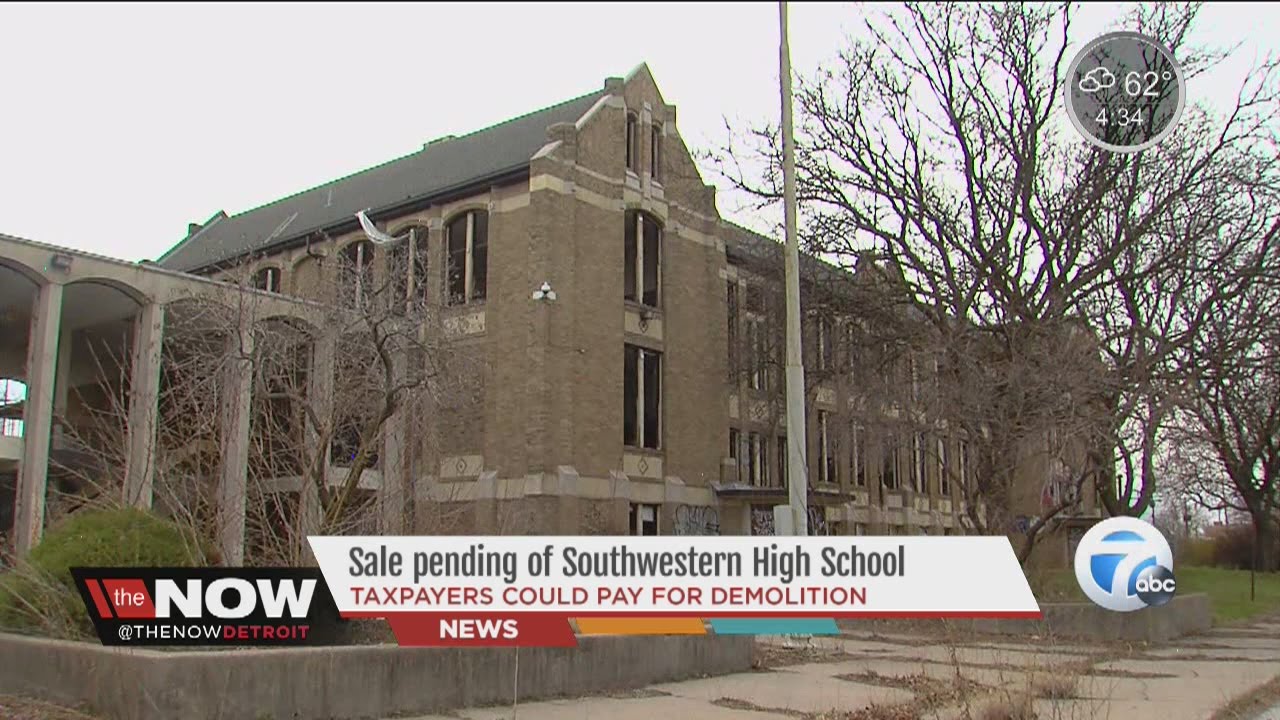 Sale pending on Southwestern High School in Detroit
