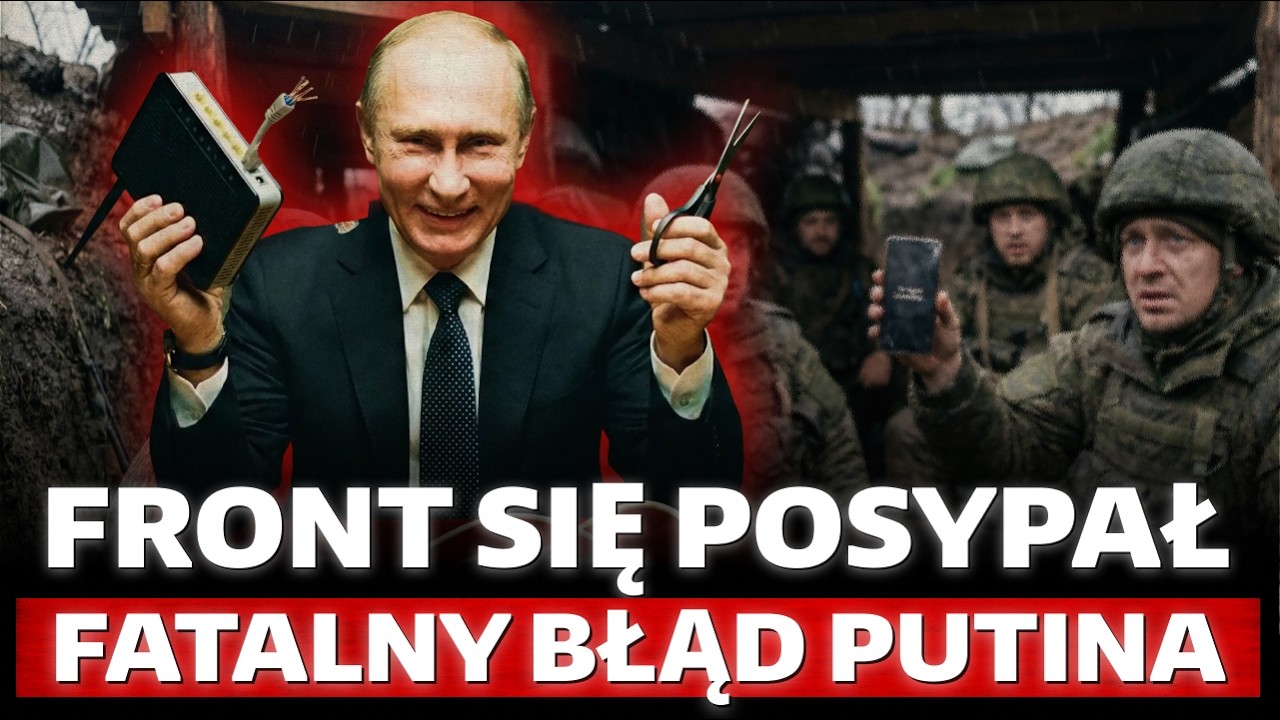 Panika w Rosji. Zamykają CAŁY INTERNET. Armia OŚLEPŁA bez Starlink&oacute;w. Front SIĘ SYPIE. To KATASTROFA