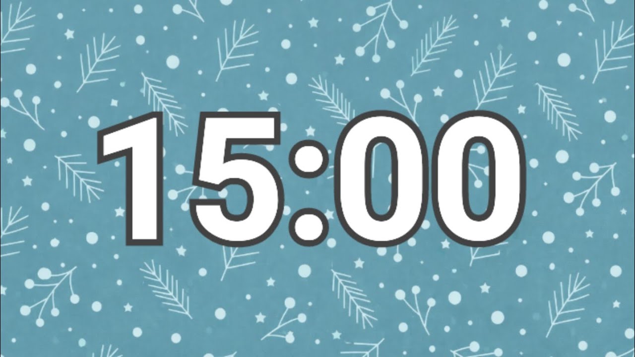 15-Minute Winter Pattern Timer | Calm Classroom Focus