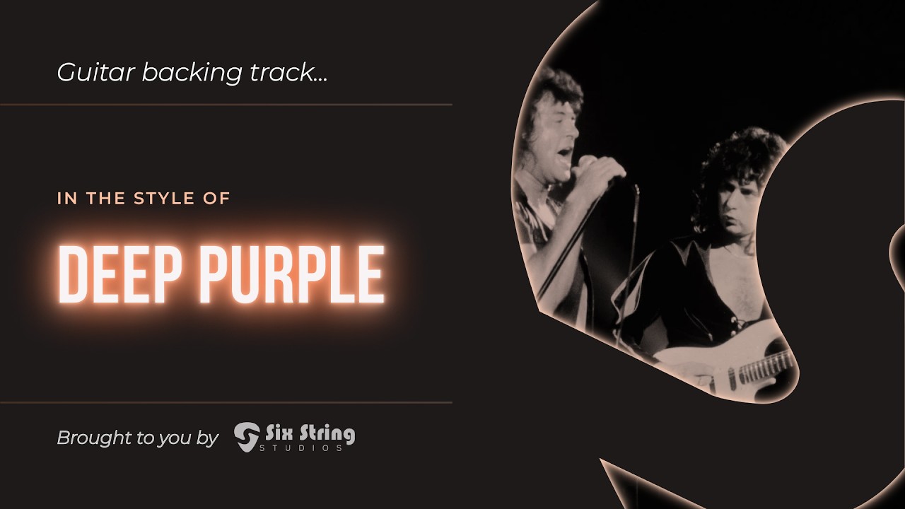 Deep Purple style hard rock backing track in B minor