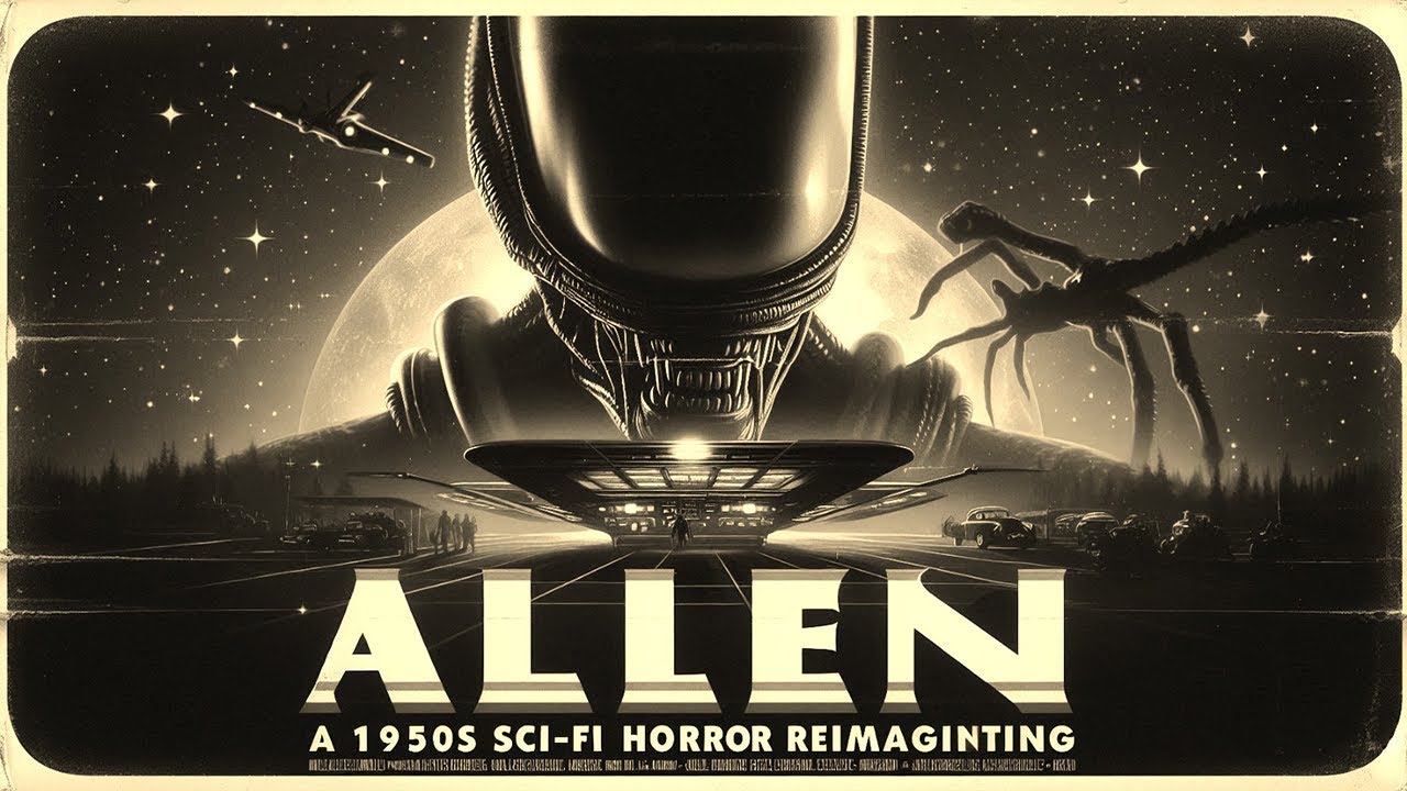 ALIEN: A 1950s Sci-Fi Horror Reimagining &ndash; Terror in Space!