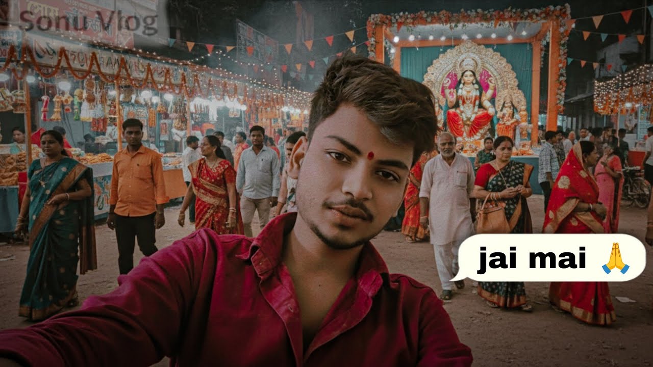 #vlog Jai Mai 🙏 | Mandir Darshan & Public Mela | Vlog#dailyvlog #viral 