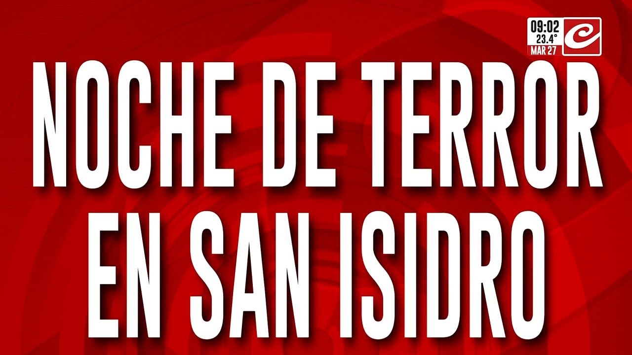 Noche de terror en San isidro: los secuestraron, los torturaron y les robaron todo lo que pudieron