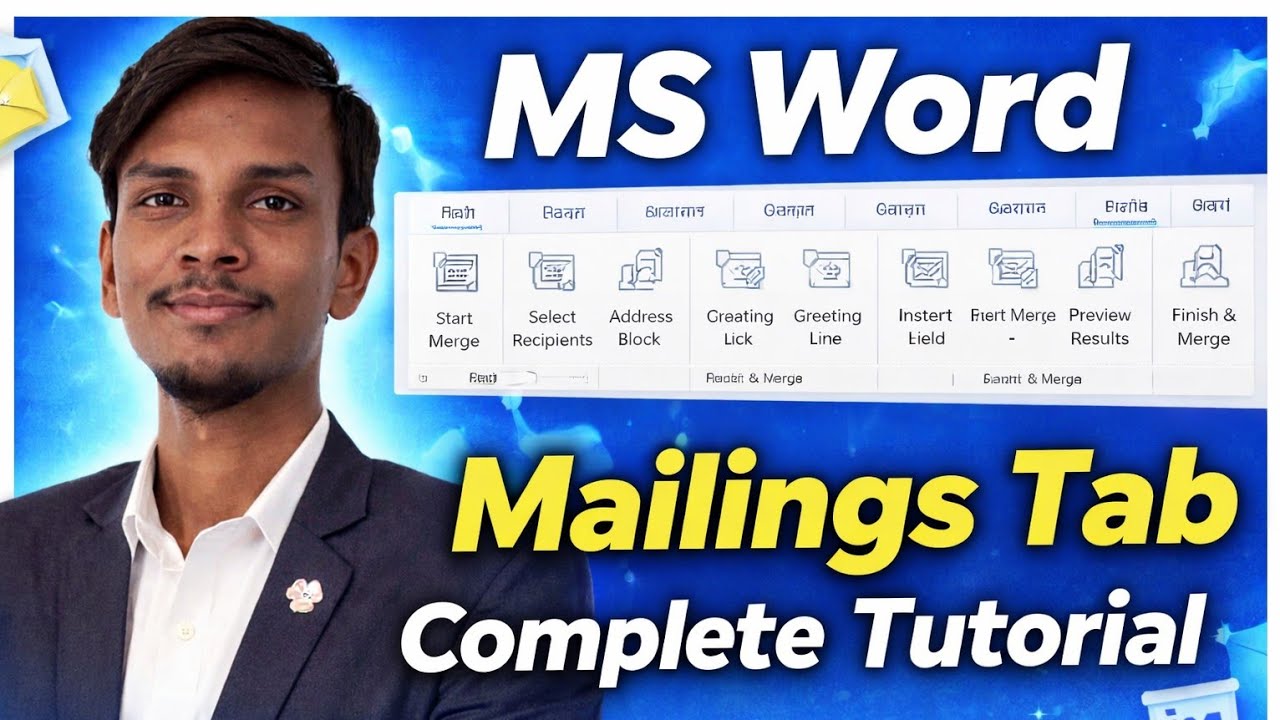 Ek Click Mein 100 Letters! MS Word Mailings Tab Full Guide