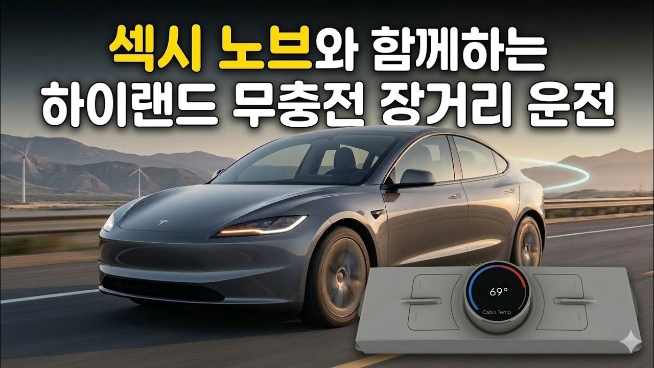 ep36. 테슬라 모델 3 하이랜드 RWD 충전없이 장거리 운전 괜찮아🤷🏻&zwj;♂️? / 하이랜드 RWD 장점과 섹시 노브 악세사리 주요 핵심 기능 실제 리뷰 / ft. 섹시노브