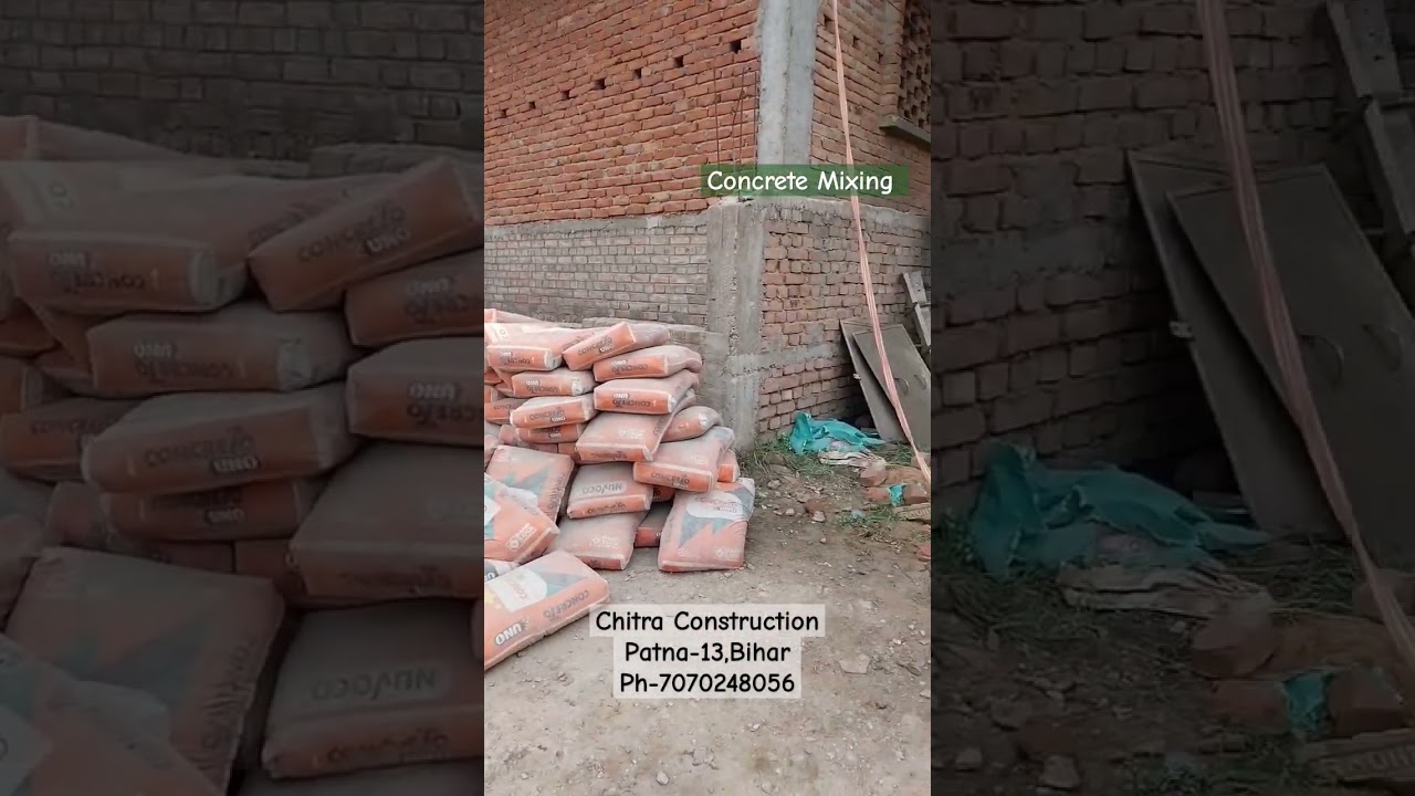 Concrete Mixing#viralreels #viralshorts #viralvideo #construction #slab #chitra #patna #concrete