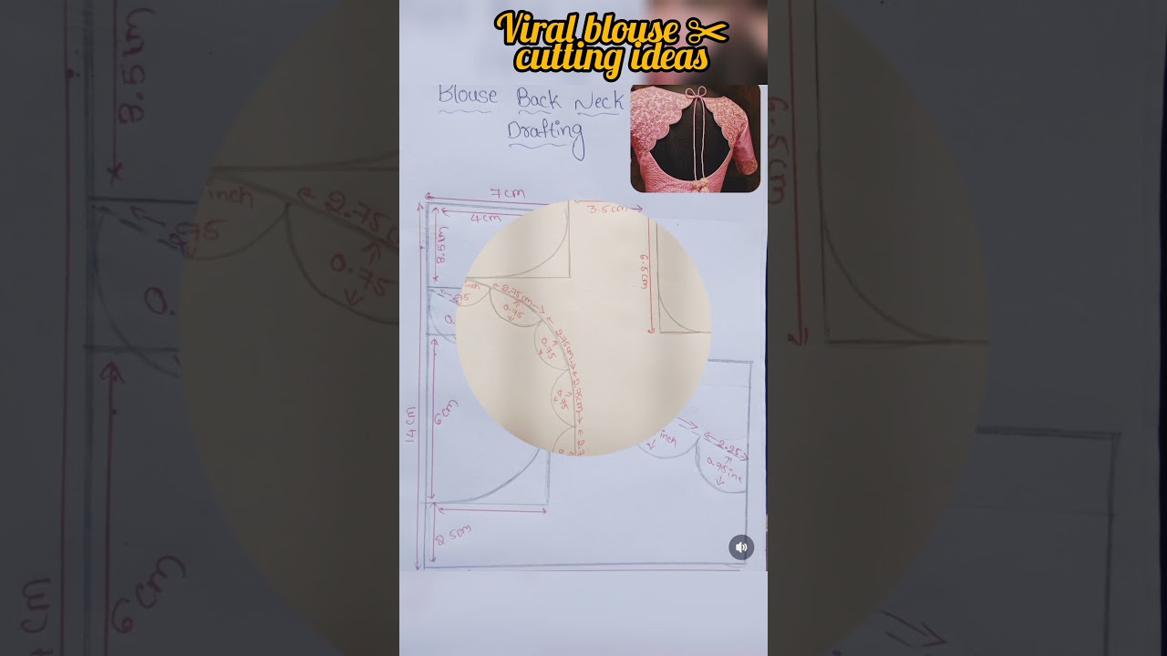 💯💥viral blouse back neck cutting✂ ideas ll model blouse back neck designs