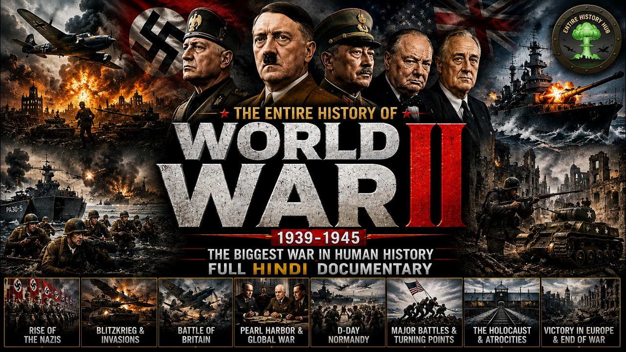 World War 2: The Entire History (1939 to 1945) | Full Hindi Documentary