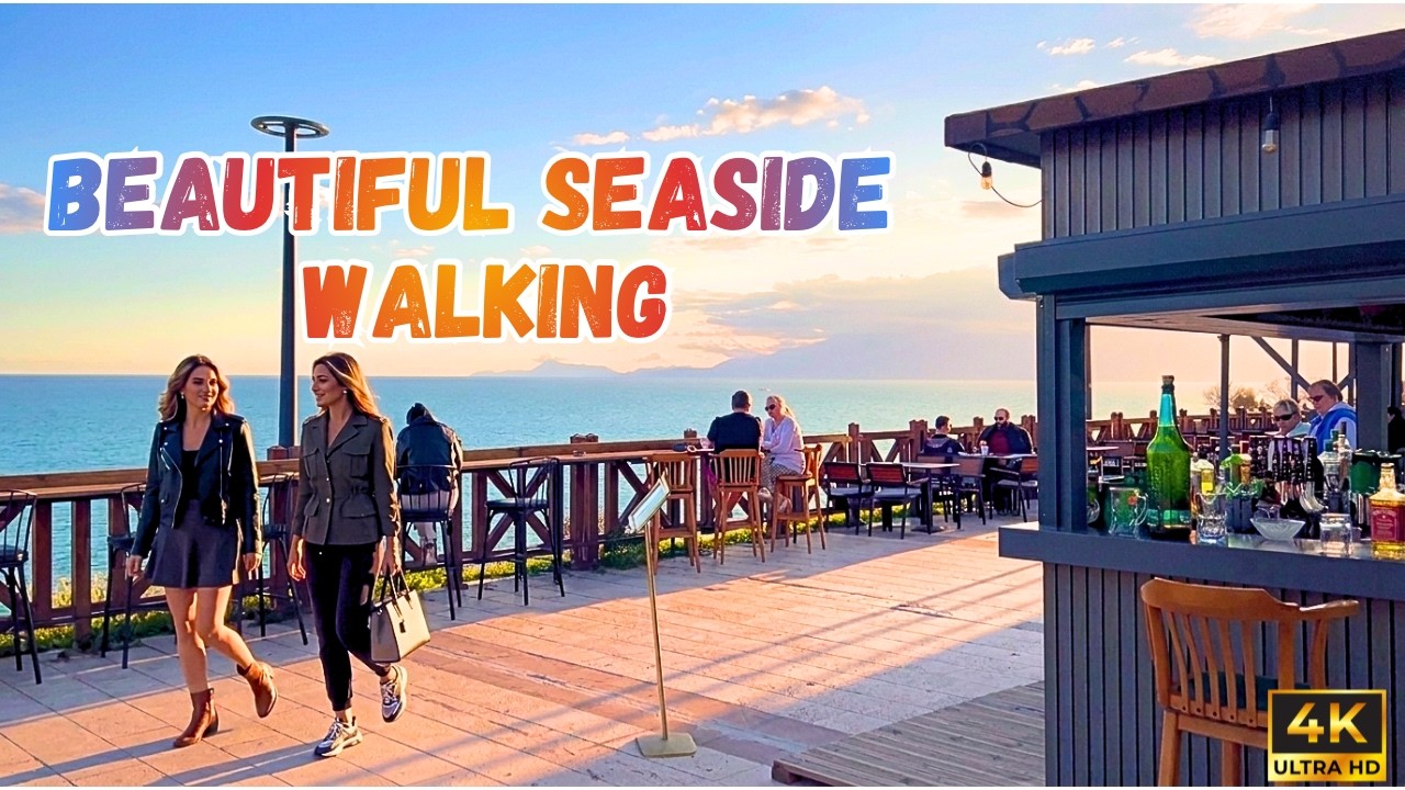 Antalya Walking Tour 🇹🇷  Lara Cliff Walk from Duden Park ( 4K, 2026 )